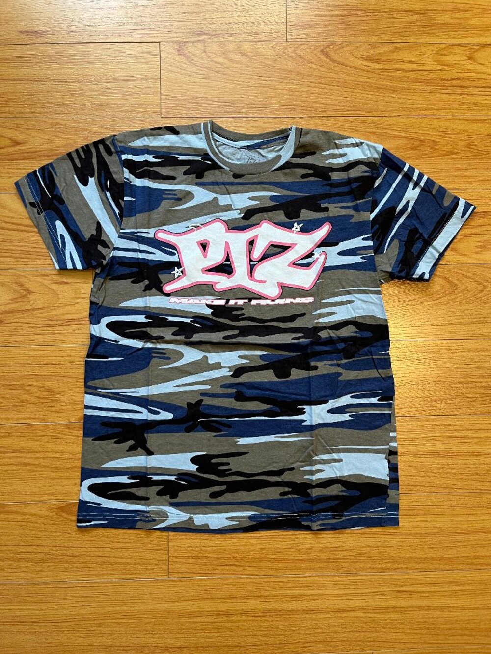 Vegyn Plz Make it Ruins "TAG" T-Shirt Blue Camo Medium